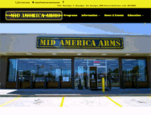 Tablet Screenshot of midamericaarms.com